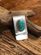 The Stillington Money Clip, 1-Miscellaneous-Calli Co., Turquoise and Silver Jewelry, Native American Handmade, Zuni Tribe, Navajo Tribe, Brock Texas