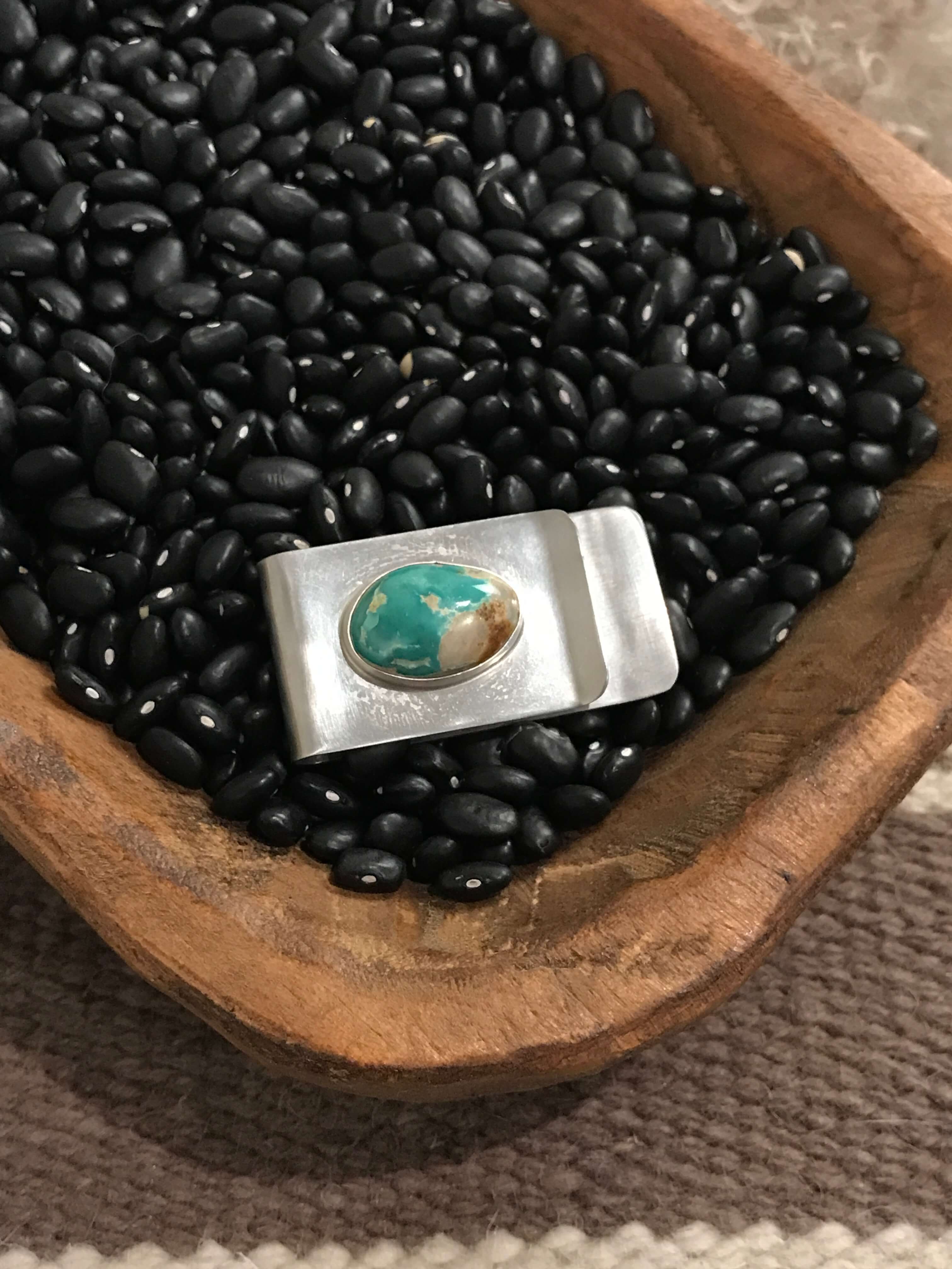 The Stillington Money Clip, 2-Miscellaneous-Calli Co., Turquoise and Silver Jewelry, Native American Handmade, Zuni Tribe, Navajo Tribe, Brock Texas