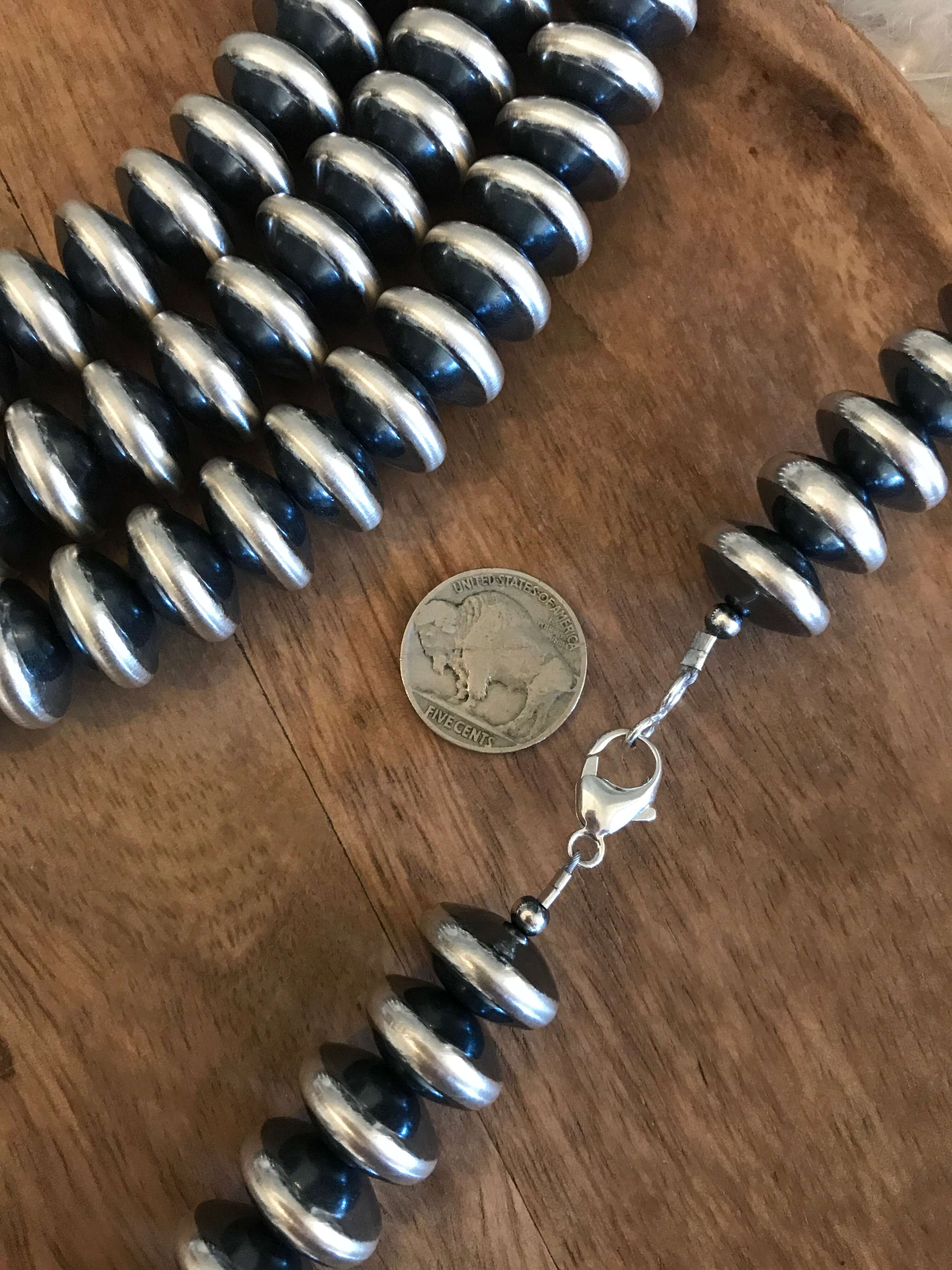 The Texas 16mm Saucer Pearl Necklace – Calli Co. Silver