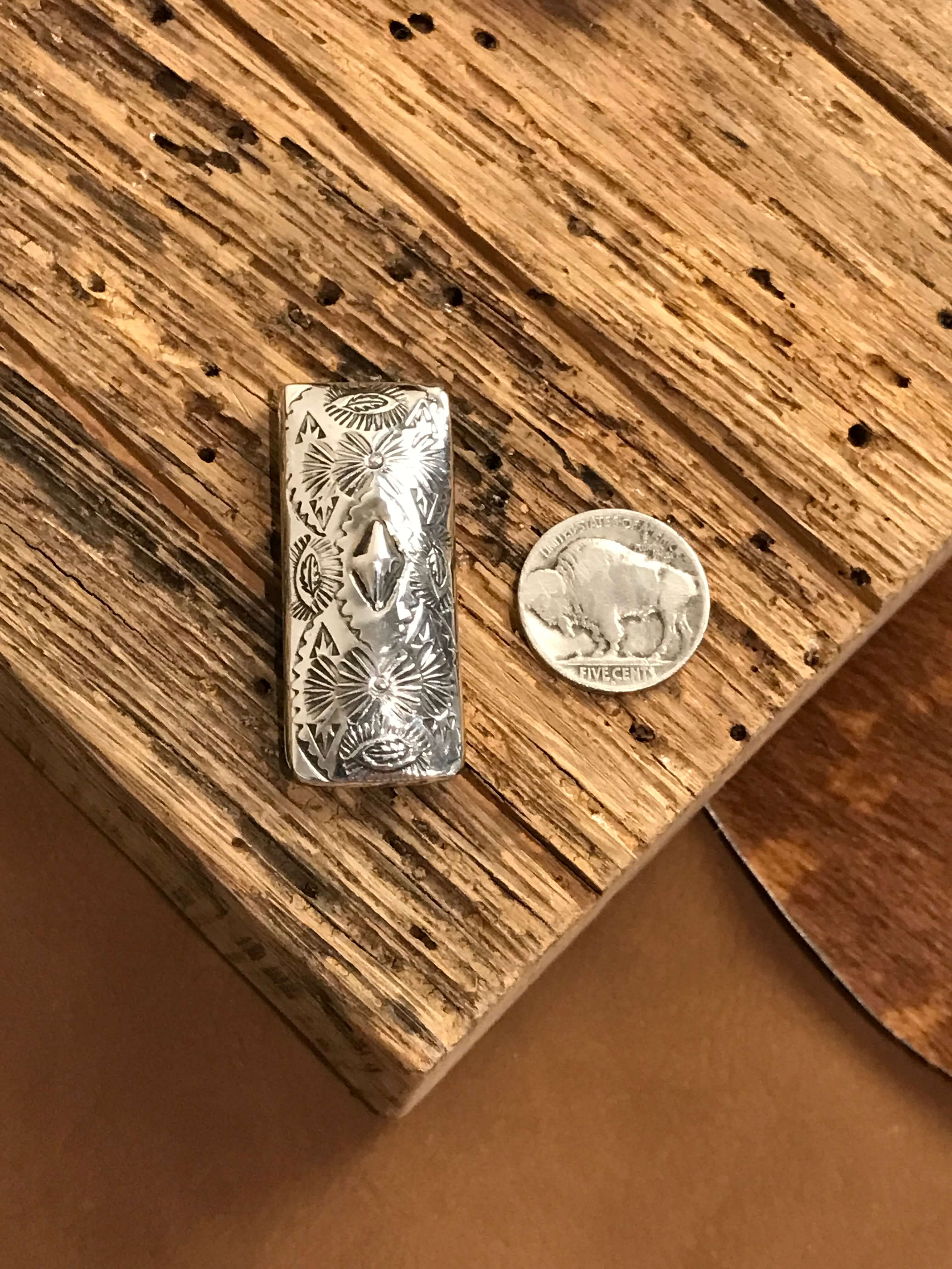 The Korkuteli Money Clip, 1-Miscellaneous-Calli Co., Turquoise and Silver Jewelry, Native American Handmade, Zuni Tribe, Navajo Tribe, Brock Texas