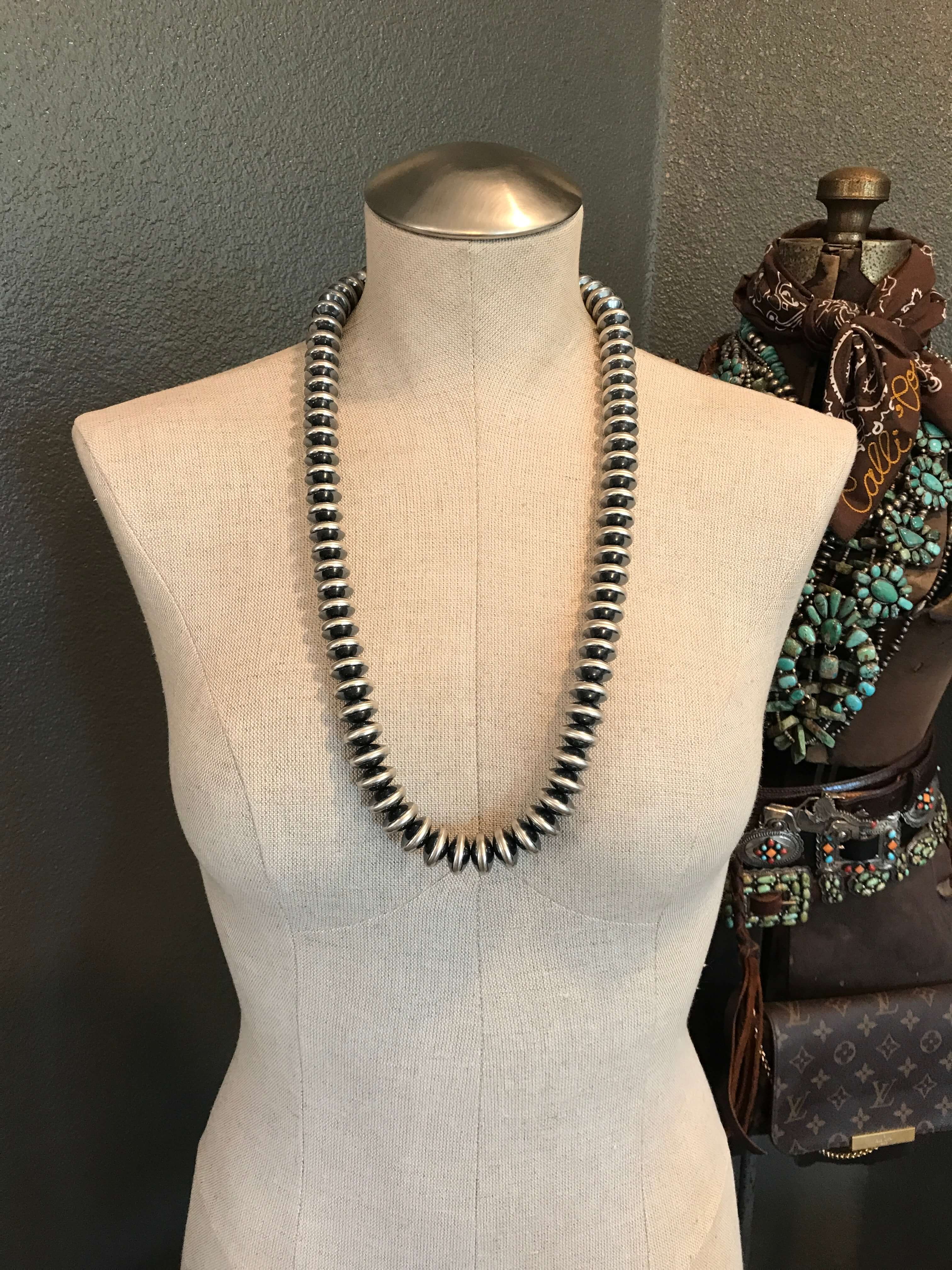 The Texas 16mm Saucer Pearl Necklace – Calli Co. Silver