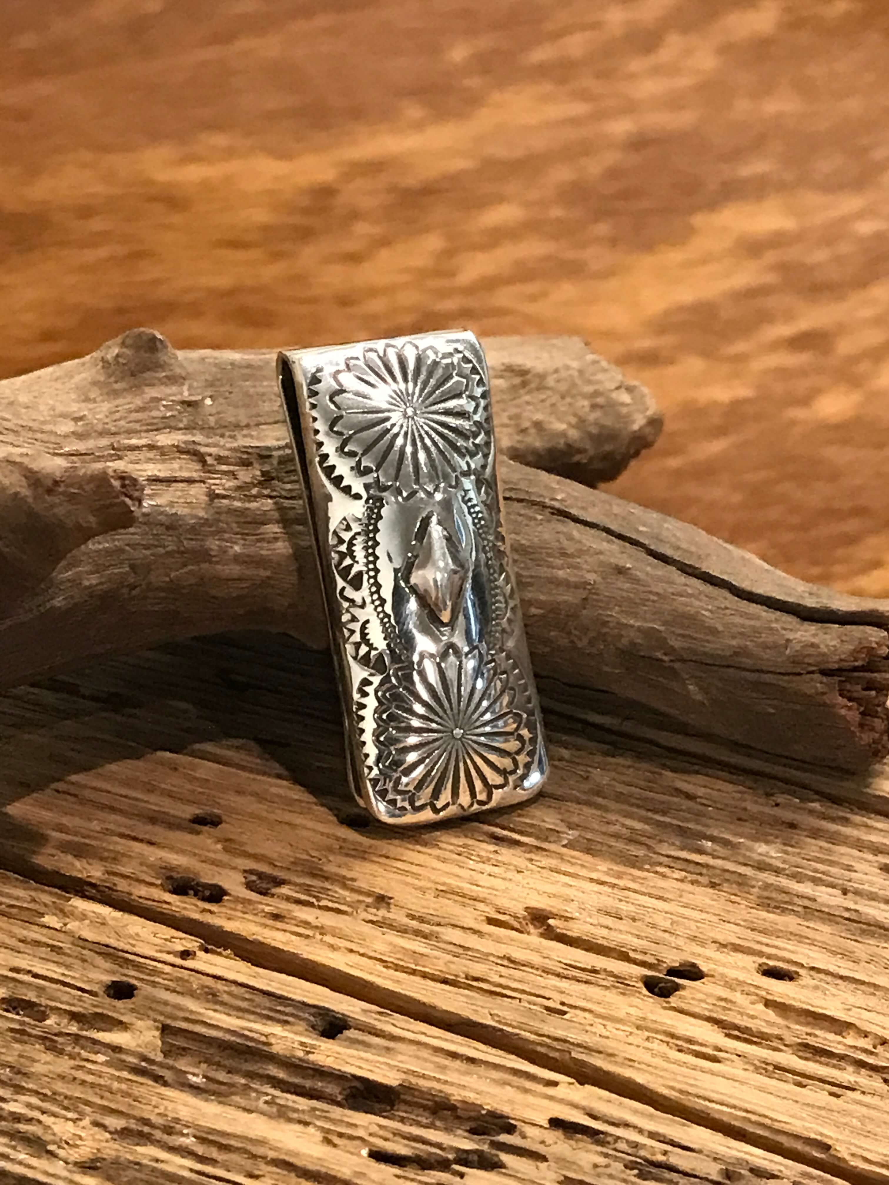 The Korkuteli Money Clip, 3-Miscellaneous-Calli Co., Turquoise and Silver Jewelry, Native American Handmade, Zuni Tribe, Navajo Tribe, Brock Texas