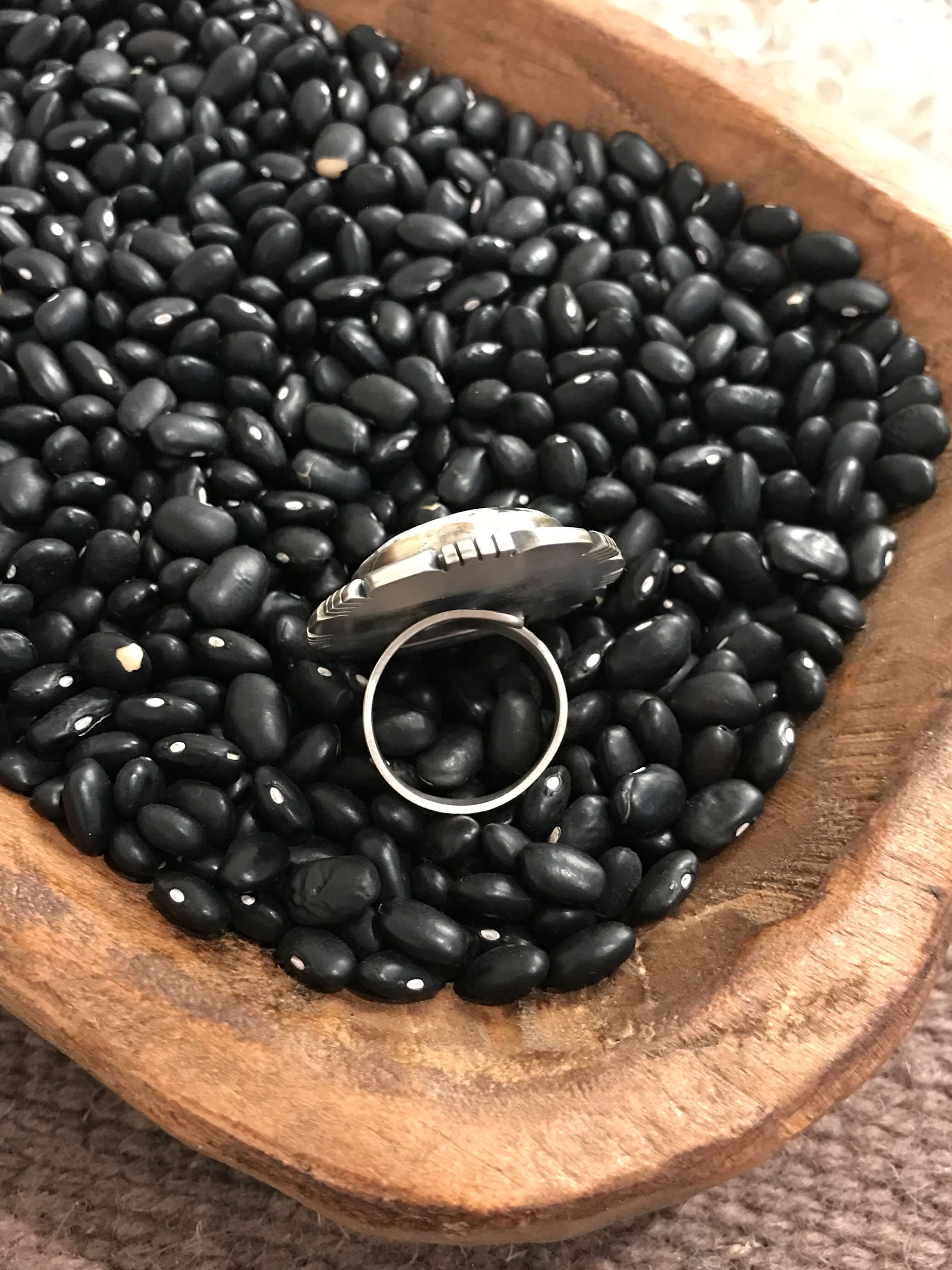 The Pincrest Adjustable Ring-Rings-Calli Co., Turquoise and Silver Jewelry, Native American Handmade, Zuni Tribe, Navajo Tribe, Brock Texas