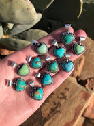 The Heart Pendant-Pendants-Calli Co., Turquoise and Silver Jewelry, Native American Handmade, Zuni Tribe, Navajo Tribe, Brock Texas