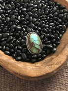 The De Leon Ring, Sz 8-Rings-Calli Co., Turquoise and Silver Jewelry, Native American Handmade, Zuni Tribe, Navajo Tribe, Brock Texas