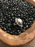 The Maya Ring, Sz 7.5-Rings-Calli Co., Turquoise and Silver Jewelry, Native American Handmade, Zuni Tribe, Navajo Tribe, Brock Texas