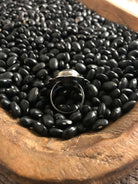 The Maya Ring, Sz 7.5-Rings-Calli Co., Turquoise and Silver Jewelry, Native American Handmade, Zuni Tribe, Navajo Tribe, Brock Texas