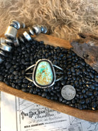 The Elam Cuff, 2-Bracelets & Cuffs-Calli Co., Turquoise and Silver Jewelry, Native American Handmade, Zuni Tribe, Navajo Tribe, Brock Texas