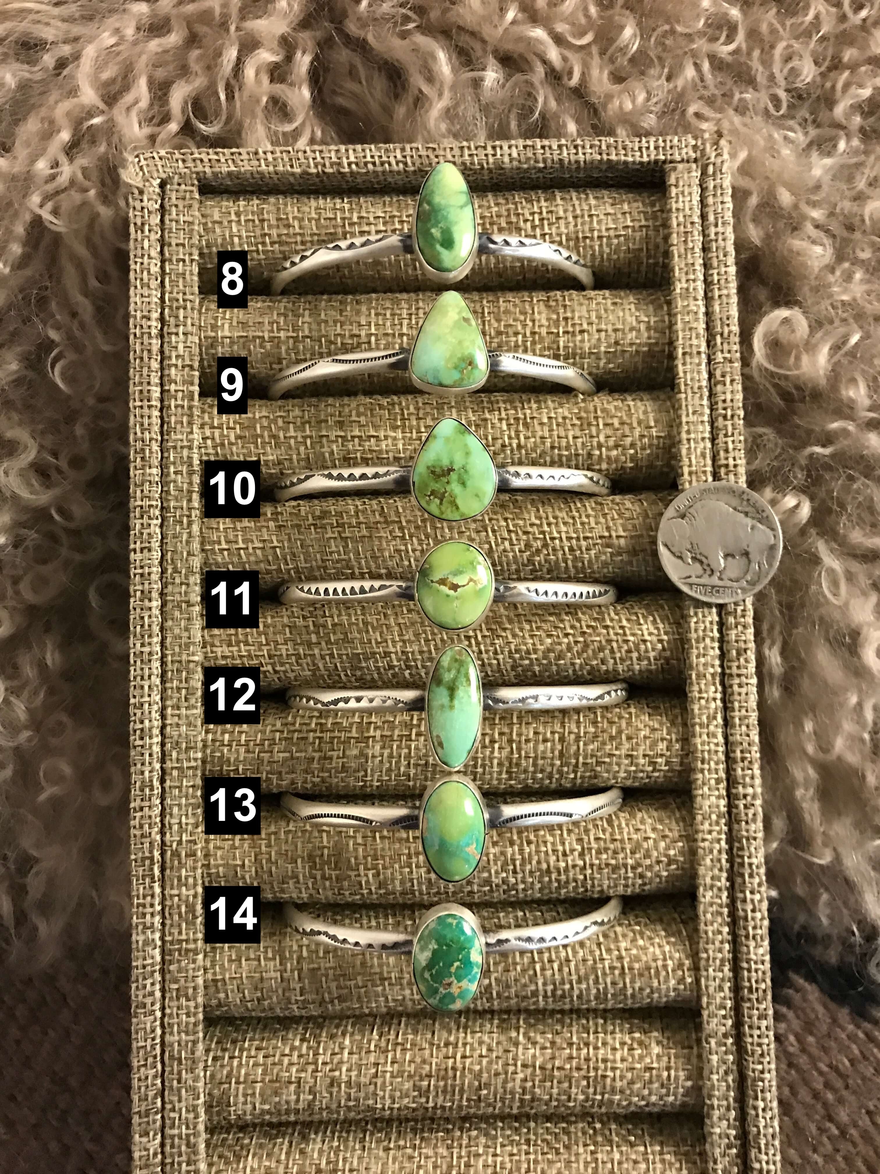 The Ridgemark Cuffs-Bracelets & Cuffs-Calli Co., Turquoise and Silver Jewelry, Native American Handmade, Zuni Tribe, Navajo Tribe, Brock Texas