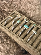 The Four Buttes Cuffs-Bracelets & Cuffs-Calli Co., Turquoise and Silver Jewelry, Native American Handmade, Zuni Tribe, Navajo Tribe, Brock Texas