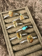 The Four Buttes Cuffs-Bracelets & Cuffs-Calli Co., Turquoise and Silver Jewelry, Native American Handmade, Zuni Tribe, Navajo Tribe, Brock Texas