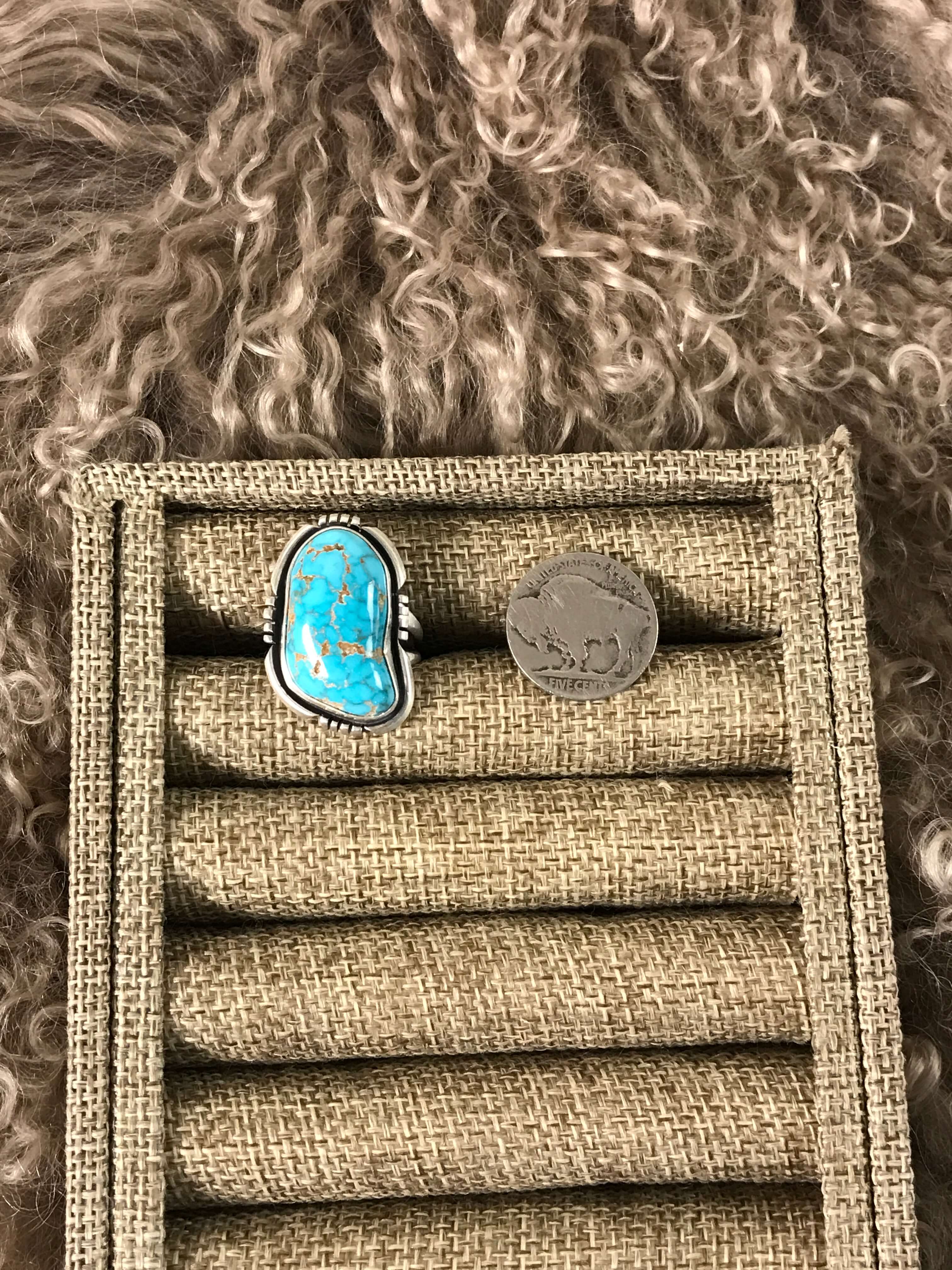 The Edisto Adjustable Ring, 2-Rings-Calli Co., Turquoise and Silver Jewelry, Native American Handmade, Zuni Tribe, Navajo Tribe, Brock Texas