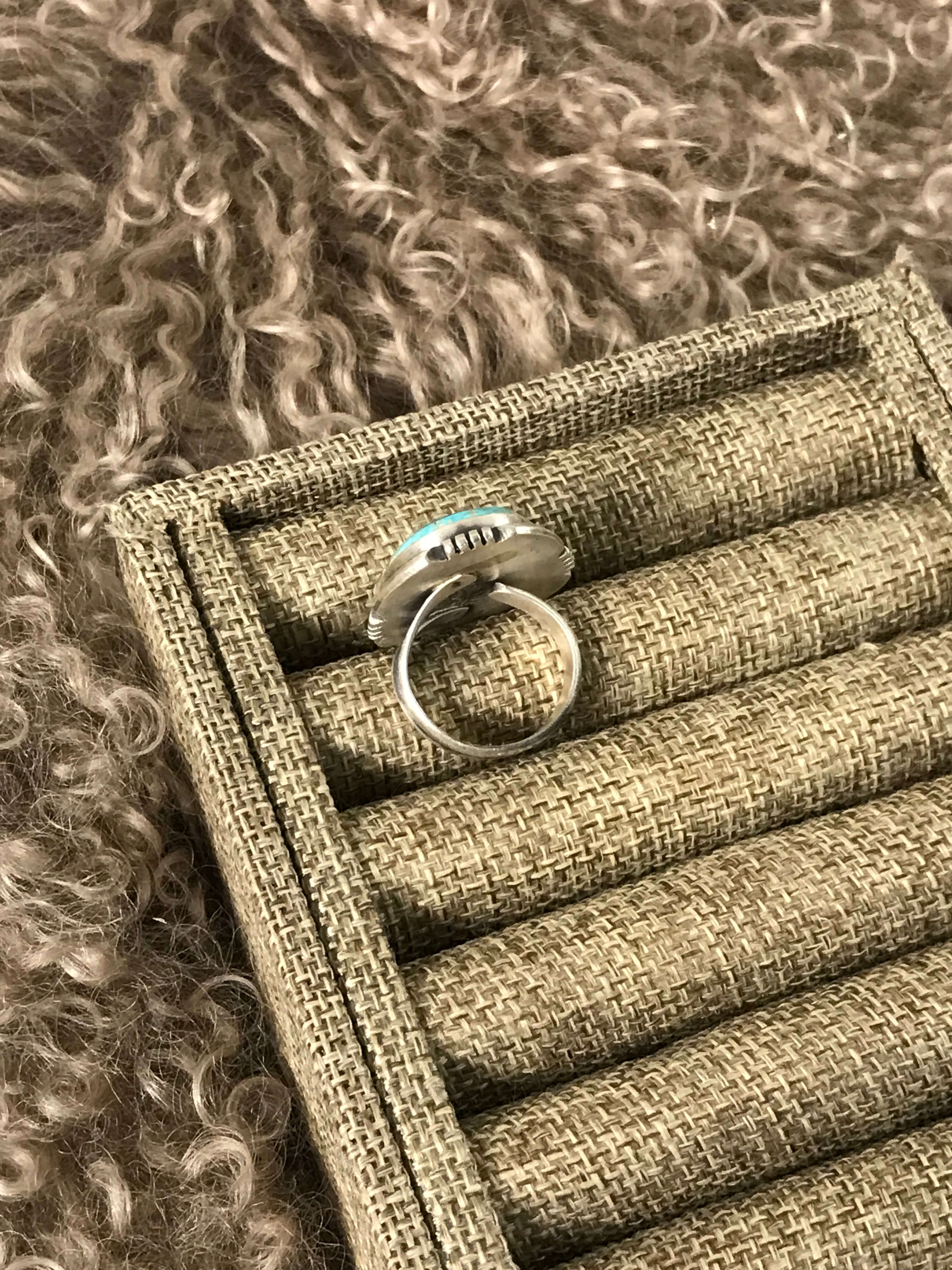 The Edisto Adjustable Ring, 3-Rings-Calli Co., Turquoise and Silver Jewelry, Native American Handmade, Zuni Tribe, Navajo Tribe, Brock Texas