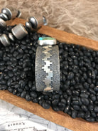 The Mesa Verde Cuff-Bracelets & Cuffs-Calli Co., Turquoise and Silver Jewelry, Native American Handmade, Zuni Tribe, Navajo Tribe, Brock Texas