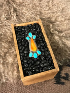 The Big Valley Adjustable Ring-Rings-Calli Co., Turquoise and Silver Jewelry, Native American Handmade, Zuni Tribe, Navajo Tribe, Brock Texas