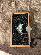 The Gooding Ring, Sz 6 xx-Rings-Calli Co., Turquoise and Silver Jewelry, Native American Handmade, Zuni Tribe, Navajo Tribe, Brock Texas