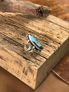 The Gooding Ring, Sz 6 xx-Rings-Calli Co., Turquoise and Silver Jewelry, Native American Handmade, Zuni Tribe, Navajo Tribe, Brock Texas