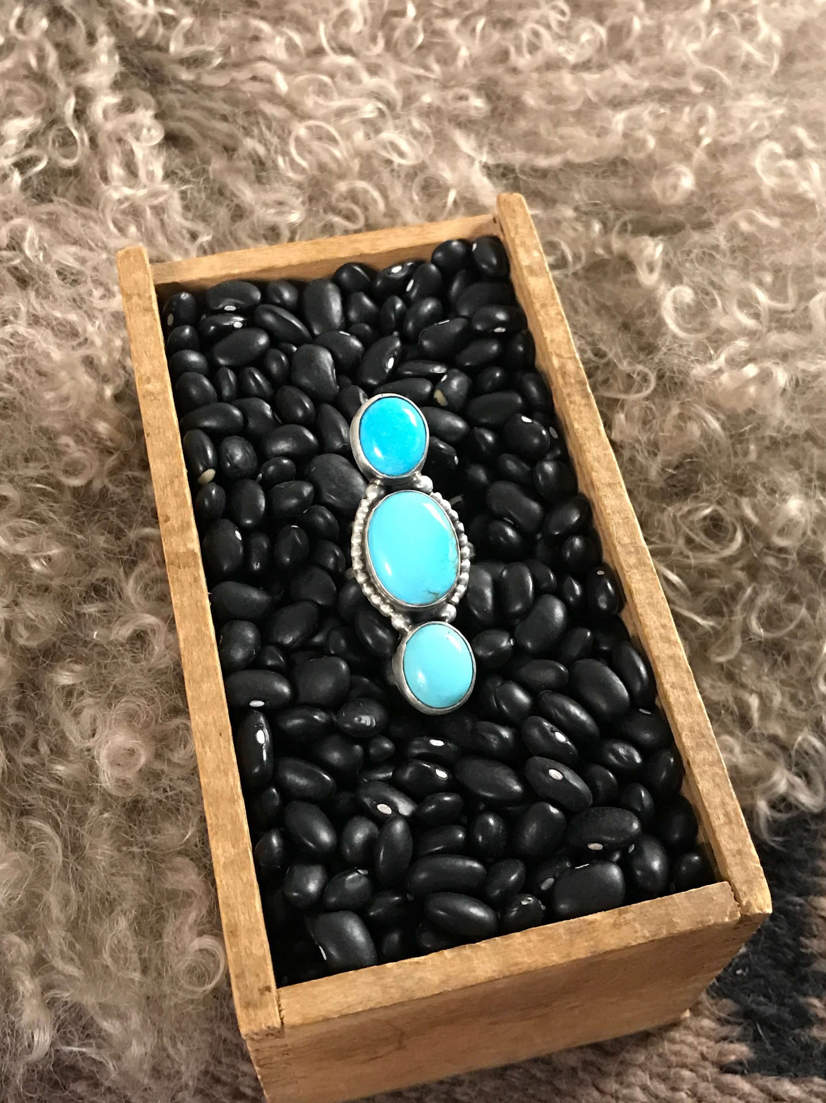 The Prime Adjustable Ring, 1-Rings-Calli Co., Turquoise and Silver Jewelry, Native American Handmade, Zuni Tribe, Navajo Tribe, Brock Texas