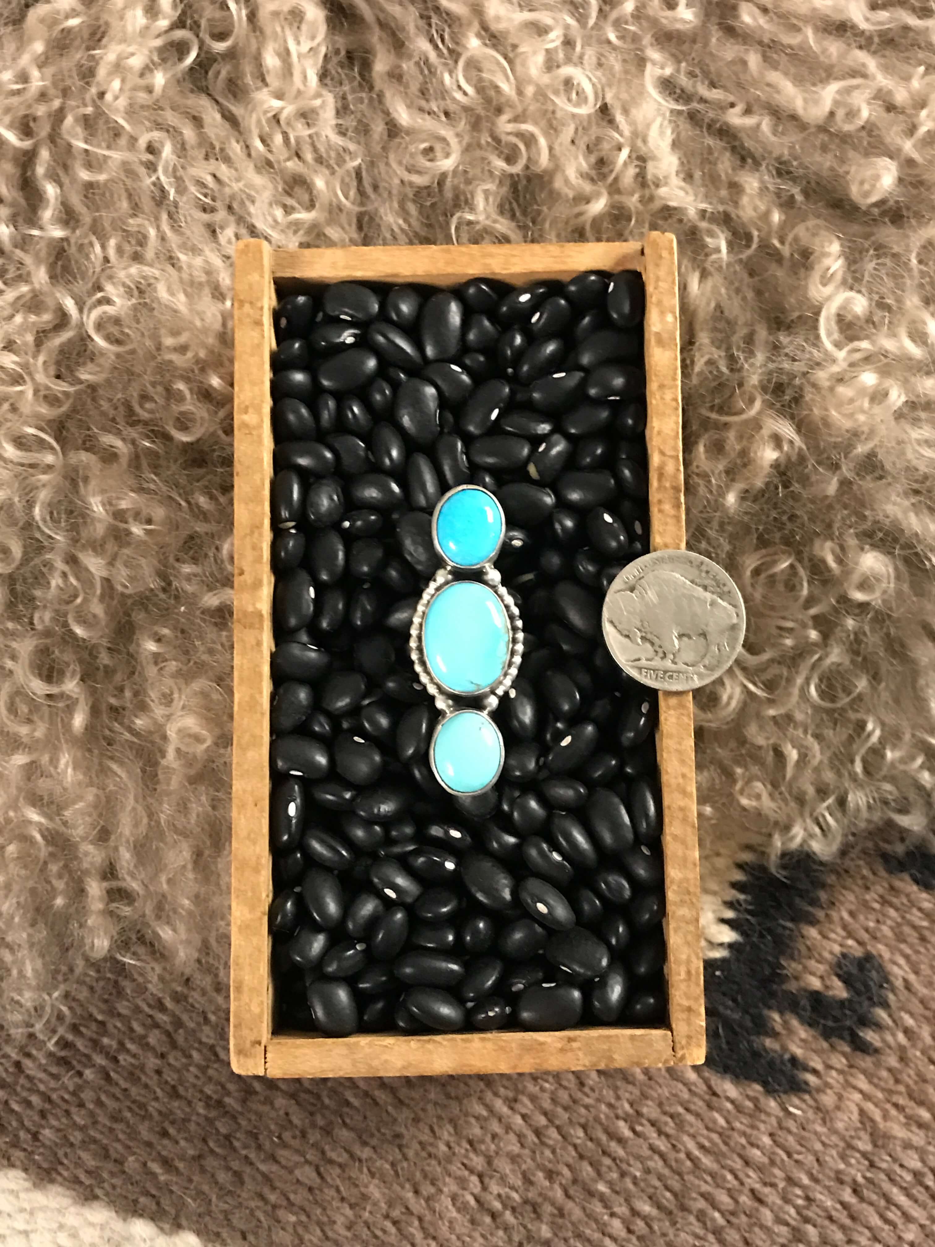 The Prime Adjustable Ring, 1-Rings-Calli Co., Turquoise and Silver Jewelry, Native American Handmade, Zuni Tribe, Navajo Tribe, Brock Texas