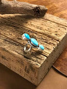 The Prime Adjustable Ring, 1-Rings-Calli Co., Turquoise and Silver Jewelry, Native American Handmade, Zuni Tribe, Navajo Tribe, Brock Texas