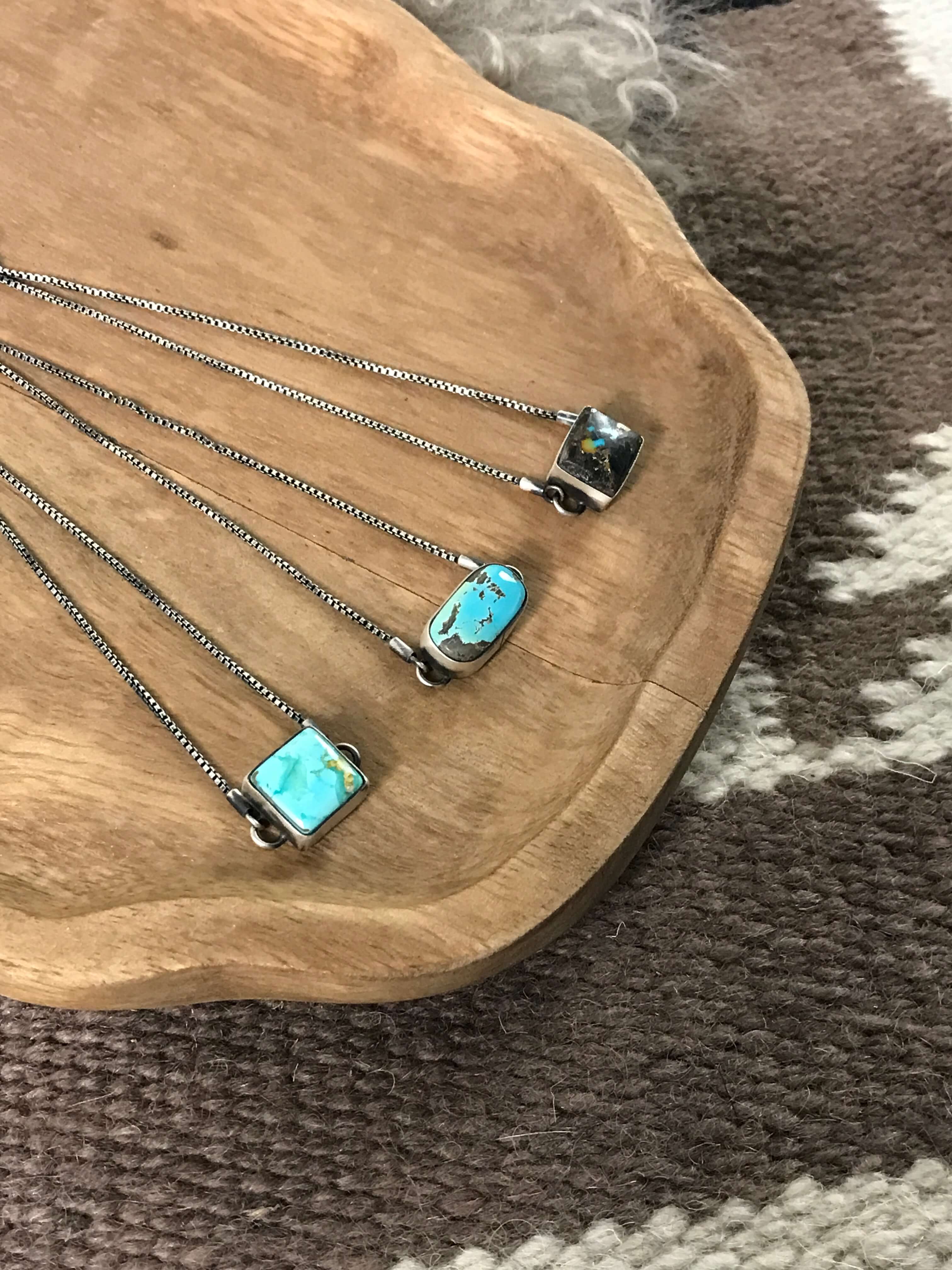 The Awena Bolo Bracelets-Bracelets & Cuffs-Calli Co., Turquoise and Silver Jewelry, Native American Handmade, Zuni Tribe, Navajo Tribe, Brock Texas