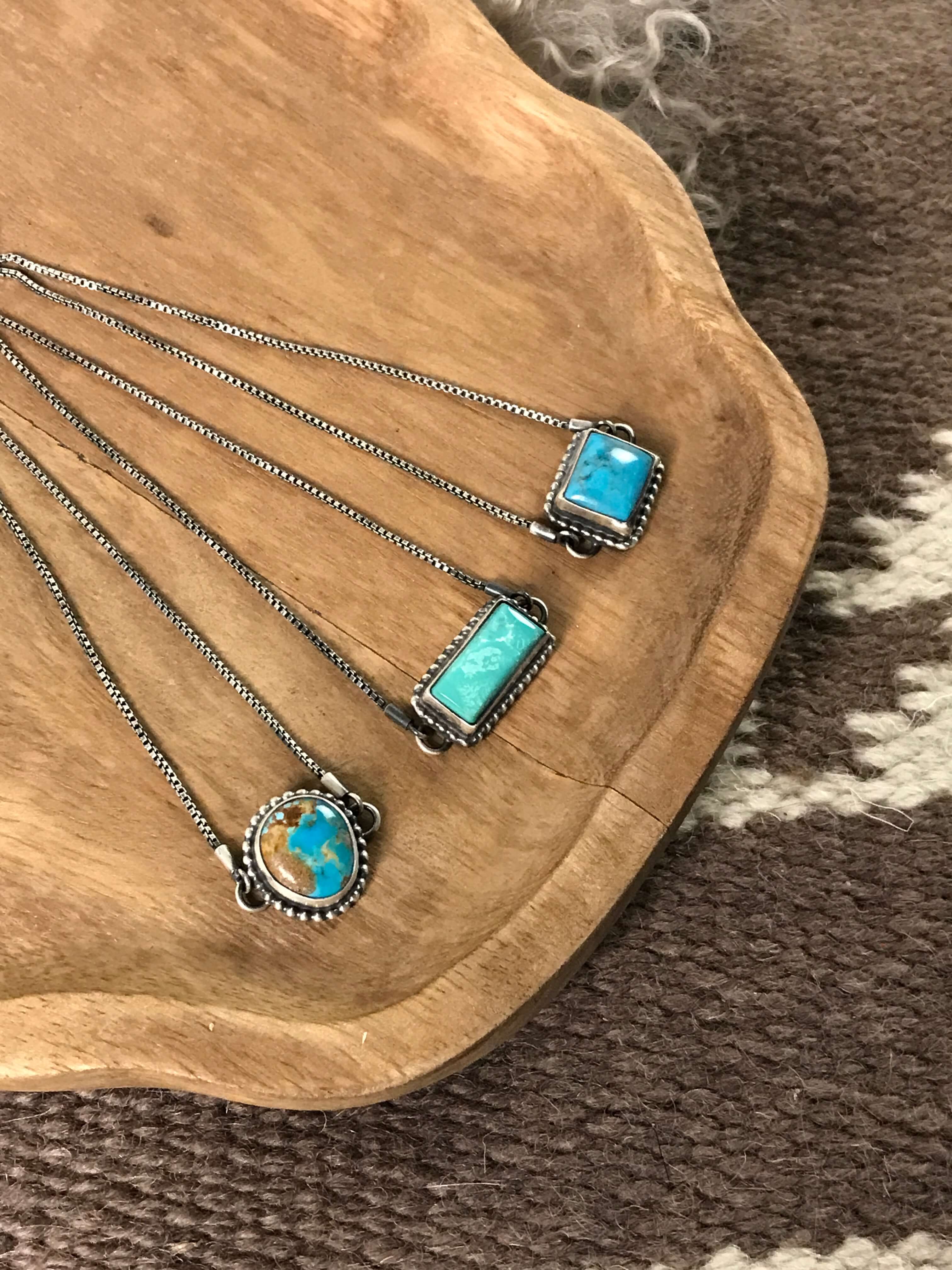 The Winona Bolo Bracelets-Bracelets & Cuffs-Calli Co., Turquoise and Silver Jewelry, Native American Handmade, Zuni Tribe, Navajo Tribe, Brock Texas