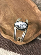 The Archer Cuff, 2-Bracelets & Cuffs-Calli Co., Turquoise and Silver Jewelry, Native American Handmade, Zuni Tribe, Navajo Tribe, Brock Texas