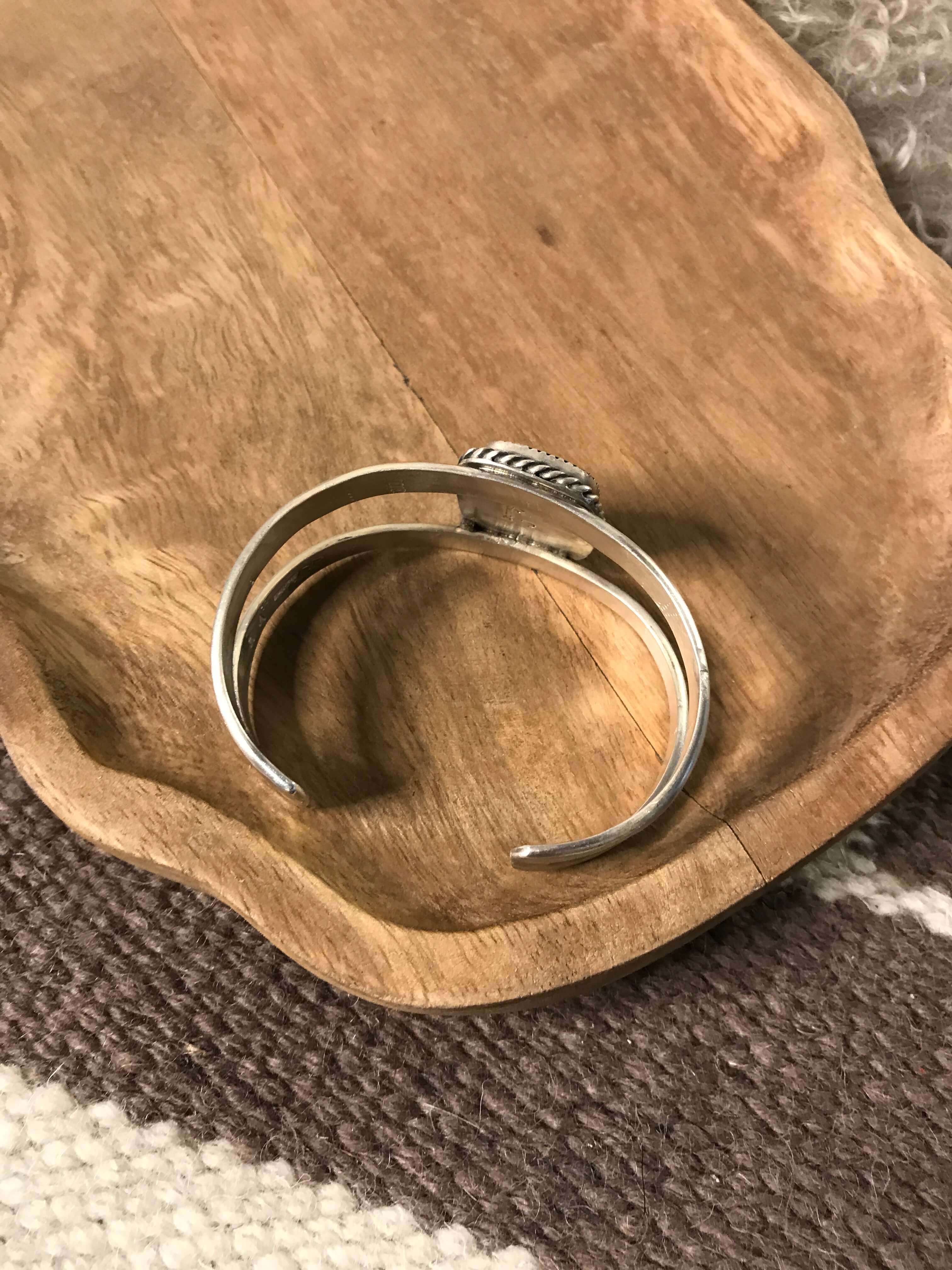 The Archer Cuff, 1-Bracelets & Cuffs-Calli Co., Turquoise and Silver Jewelry, Native American Handmade, Zuni Tribe, Navajo Tribe, Brock Texas