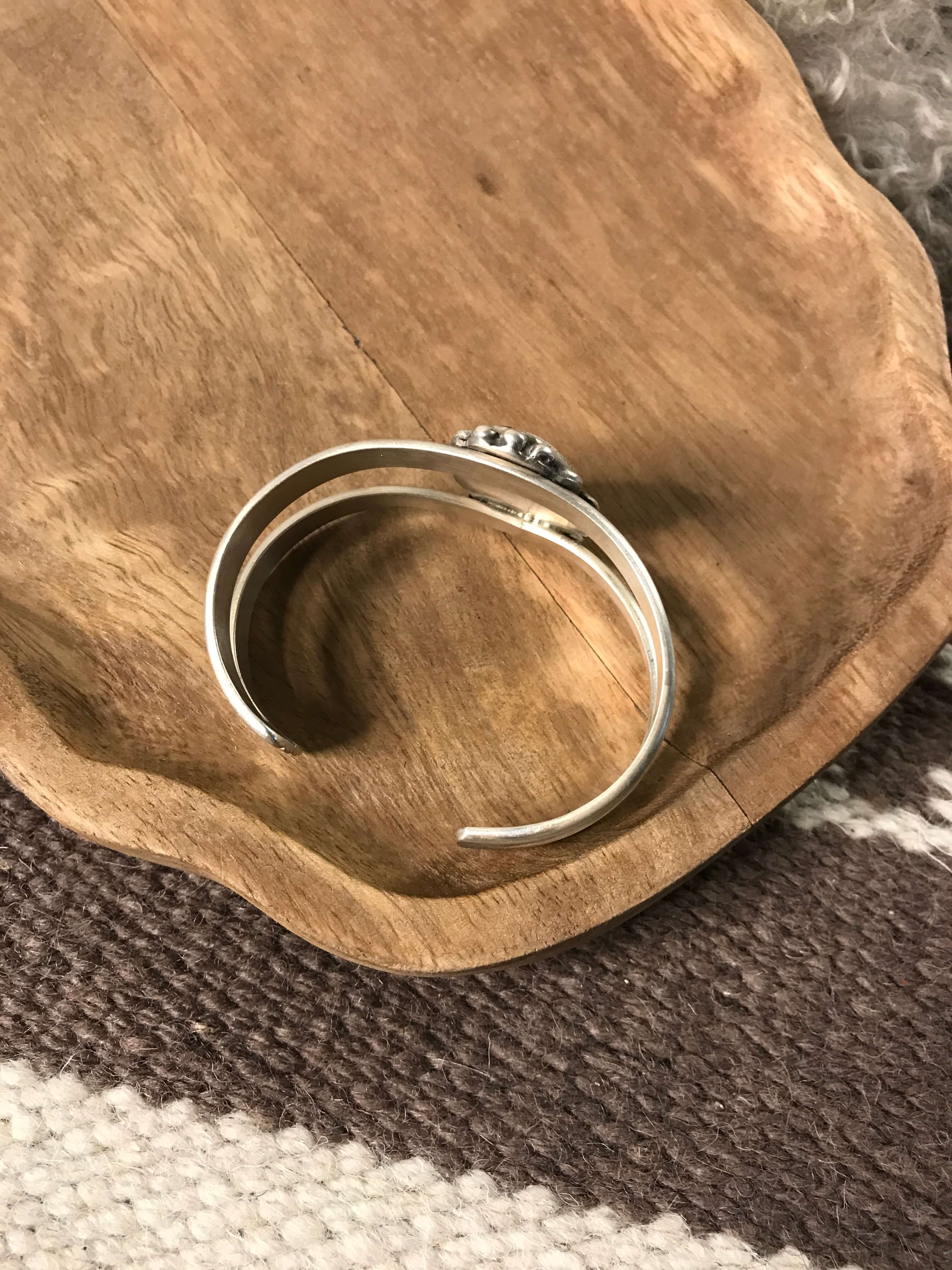 The Archer Cuff, 3-Bracelets & Cuffs-Calli Co., Turquoise and Silver Jewelry, Native American Handmade, Zuni Tribe, Navajo Tribe, Brock Texas