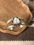 The Archer Cuff, 4-Bracelets & Cuffs-Calli Co., Turquoise and Silver Jewelry, Native American Handmade, Zuni Tribe, Navajo Tribe, Brock Texas