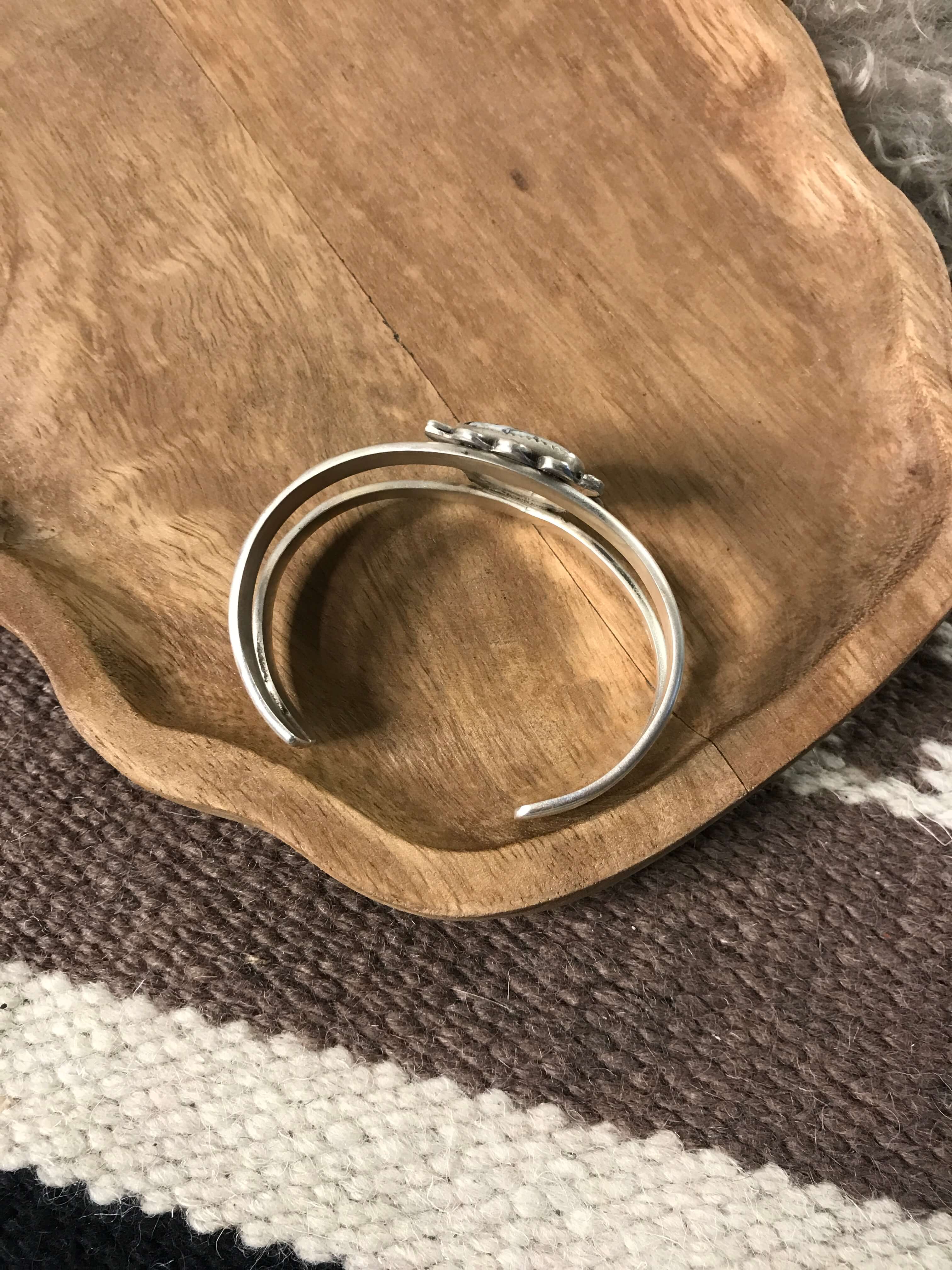 The Archer Cuff, 4-Bracelets & Cuffs-Calli Co., Turquoise and Silver Jewelry, Native American Handmade, Zuni Tribe, Navajo Tribe, Brock Texas