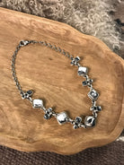 The Chickasaw Statement Necklace, 1-Necklaces-Calli Co., Turquoise and Silver Jewelry, Native American Handmade, Zuni Tribe, Navajo Tribe, Brock Texas