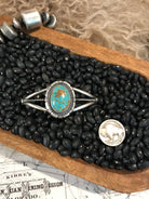 The Ellum Cuff, 1-Bracelets & Cuffs-Calli Co., Turquoise and Silver Jewelry, Native American Handmade, Zuni Tribe, Navajo Tribe, Brock Texas