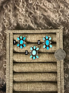 The Selma Adjustable Turquoise Rings-Rings-Calli Co., Turquoise and Silver Jewelry, Native American Handmade, Zuni Tribe, Navajo Tribe, Brock Texas