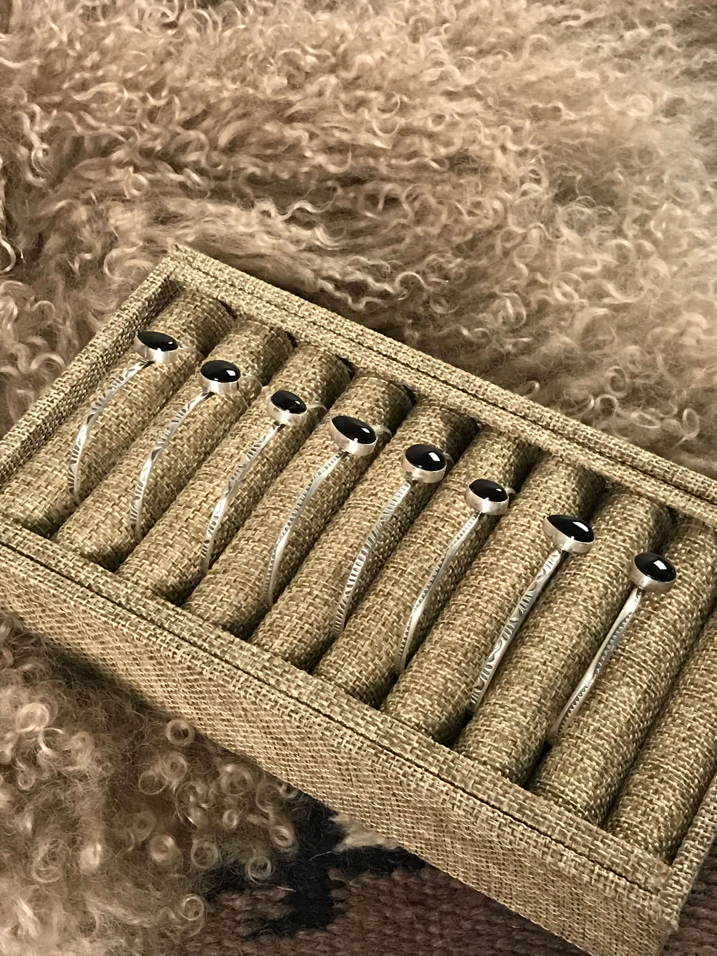 The Quay Cuffs xx-Bracelets & Cuffs-Calli Co., Turquoise and Silver Jewelry, Native American Handmade, Zuni Tribe, Navajo Tribe, Brock Texas