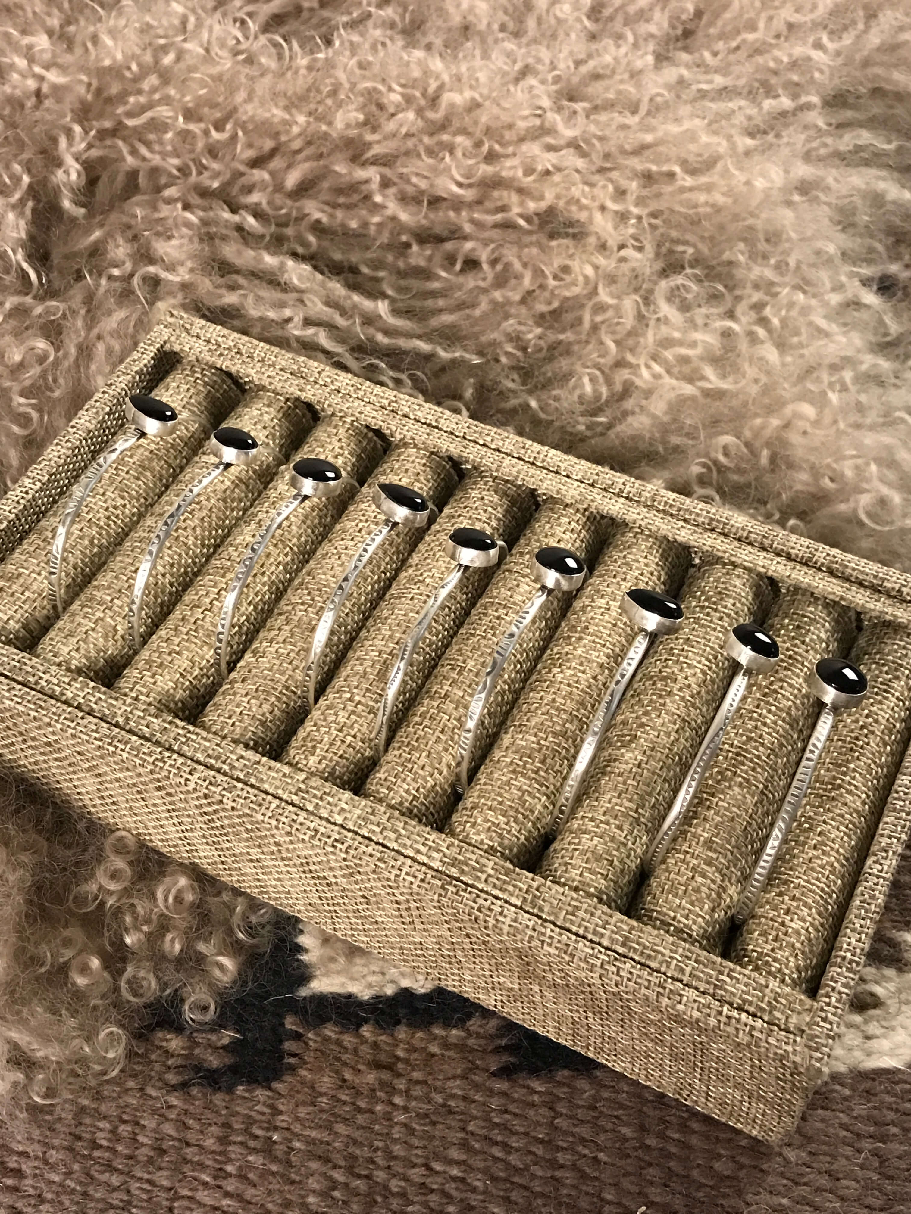 The Quay Cuffs xx-Bracelets & Cuffs-Calli Co., Turquoise and Silver Jewelry, Native American Handmade, Zuni Tribe, Navajo Tribe, Brock Texas