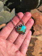 The Heart Necklace, 53-Necklaces-Calli Co., Turquoise and Silver Jewelry, Native American Handmade, Zuni Tribe, Navajo Tribe, Brock Texas