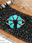 The Naja Cuff, 5-Bracelets & Cuffs-Calli Co., Turquoise and Silver Jewelry, Native American Handmade, Zuni Tribe, Navajo Tribe, Brock Texas