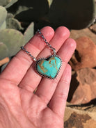 The Heart Necklace, 55-Necklaces-Calli Co., Turquoise and Silver Jewelry, Native American Handmade, Zuni Tribe, Navajo Tribe, Brock Texas