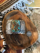 The Pinkerton Cuff-Bracelets & Cuffs-Calli Co., Turquoise and Silver Jewelry, Native American Handmade, Zuni Tribe, Navajo Tribe, Brock Texas