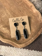 The Bohovi Dangle Earrings-Earrings-Calli Co., Turquoise and Silver Jewelry, Native American Handmade, Zuni Tribe, Navajo Tribe, Brock Texas