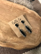 The Bohovi Dangle Earrings-Earrings-Calli Co., Turquoise and Silver Jewelry, Native American Handmade, Zuni Tribe, Navajo Tribe, Brock Texas