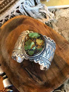 The Front Range Cuff-Bracelets & Cuffs-Calli Co., Turquoise and Silver Jewelry, Native American Handmade, Zuni Tribe, Navajo Tribe, Brock Texas