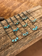 The Rexford Turquoise 3 Stone Necklaces-Necklaces-Calli Co., Turquoise and Silver Jewelry, Native American Handmade, Zuni Tribe, Navajo Tribe, Brock Texas