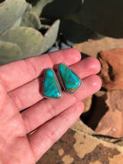 The Turquoise Studs, 32-Earrings-Calli Co., Turquoise and Silver Jewelry, Native American Handmade, Zuni Tribe, Navajo Tribe, Brock Texas