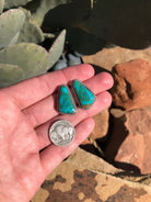 The Turquoise Studs, 32-Earrings-Calli Co., Turquoise and Silver Jewelry, Native American Handmade, Zuni Tribe, Navajo Tribe, Brock Texas