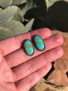 The Turquoise Studs, 34-Earrings-Calli Co., Turquoise and Silver Jewelry, Native American Handmade, Zuni Tribe, Navajo Tribe, Brock Texas