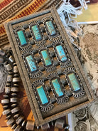 The Cayatine Adjustable Statement Rings-Rings-Calli Co., Turquoise and Silver Jewelry, Native American Handmade, Zuni Tribe, Navajo Tribe, Brock Texas