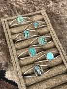 The Zenas Cuffs-Bracelets & Cuffs-Calli Co., Turquoise and Silver Jewelry, Native American Handmade, Zuni Tribe, Navajo Tribe, Brock Texas