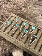 The Zenas Cuffs-Bracelets & Cuffs-Calli Co., Turquoise and Silver Jewelry, Native American Handmade, Zuni Tribe, Navajo Tribe, Brock Texas